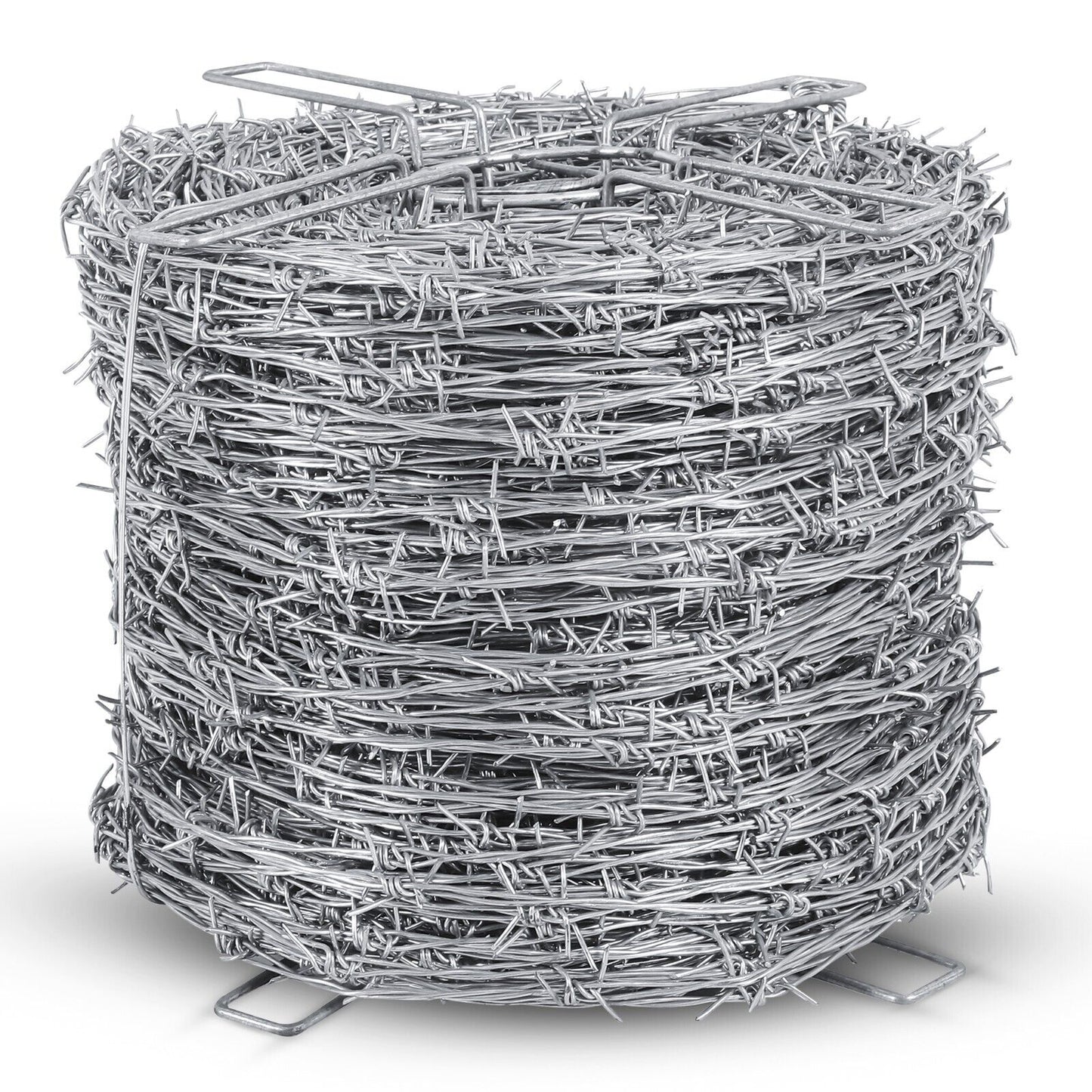 1320 FT Barbed Wire Roll | 5" Spacing, 12.5 Ga | 4-Point | Heavy Duty (400m) SIMBASTEEL