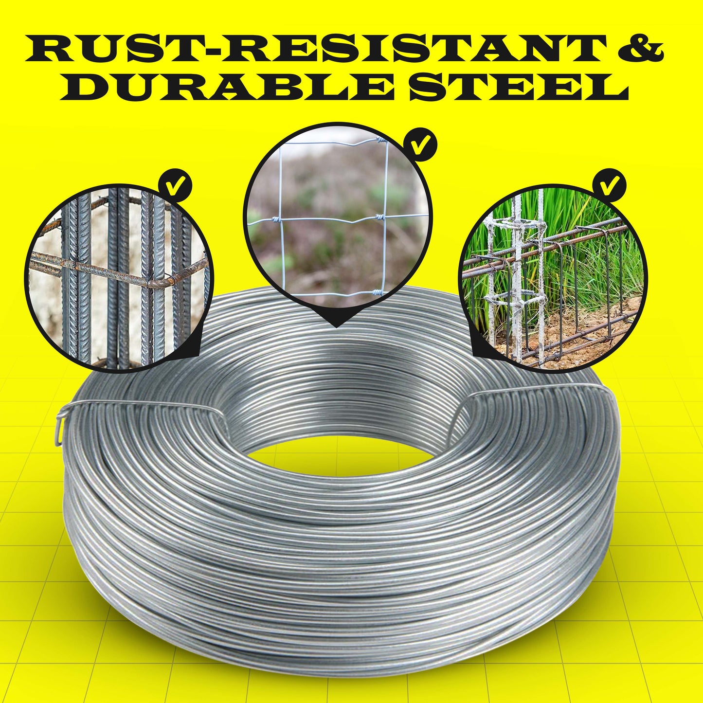 Stainless Steel Rebar Tie Wire 3.5 lb