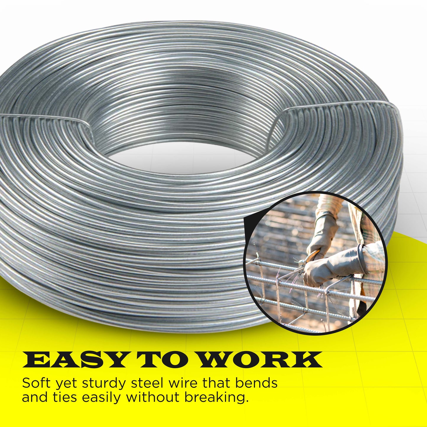 Stainless Steel Rebar Tie Wire 3.5 lb