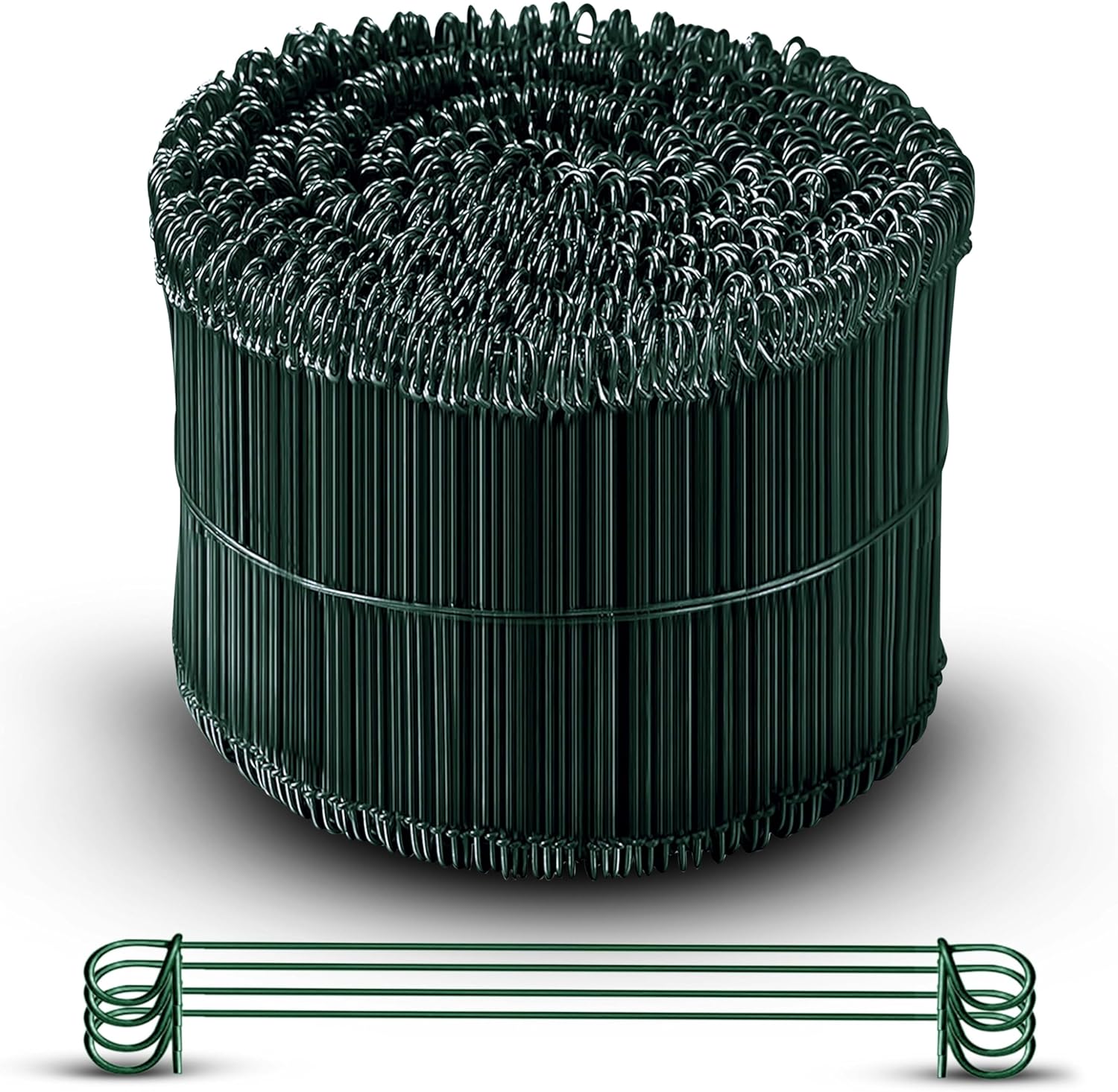 Green Double Loop Tie Wire