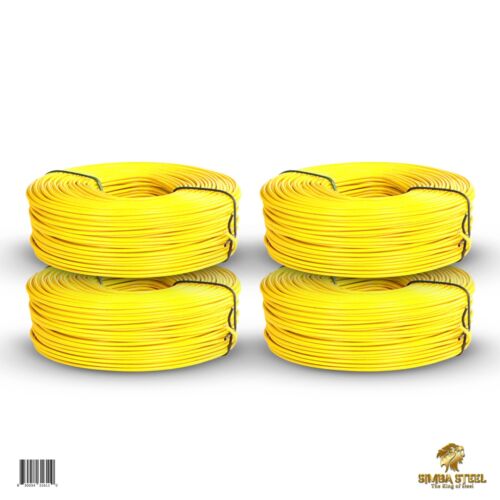 Lot of 4 x 3lb PVC Rebar Tie Wire, 16 Gauge, Approx 1200 FT - SIMBA STEEL