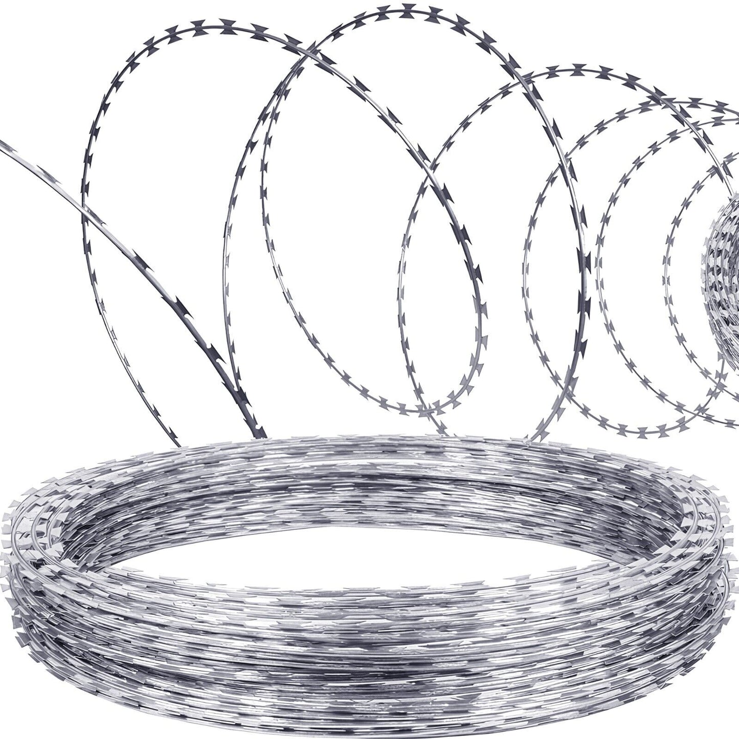 BTO-22 Razor Wire 250 FT Galvanize Steel Razor Barbed Wire Concertina SIMBASTEEL