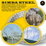 BTO-22 Razor Wire 250 FT Galvanize Steel Razor Barbed Wire Concertina