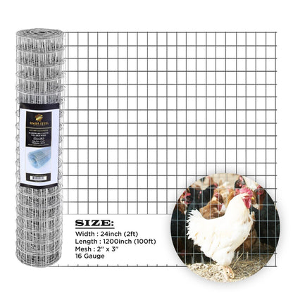 Galvanized Welded Wire Mesh, Hardware Cloth, Size 12"-72" 50/100FT SIMBA STEEL