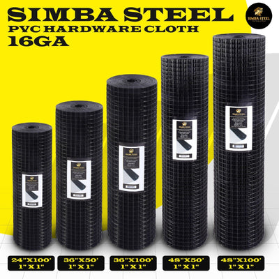 Black PVC Hardware Cloth