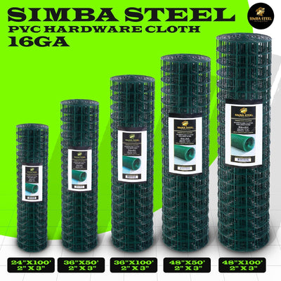 GREEN PVC Hardware Cloth