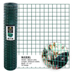Hardware Cloth 16 GA GREEN Vinyl Coated Welded Wire Mesh Many Sizes -SIMBA STEEL