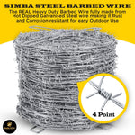 1320 FT Barbed Wire Roll | 5