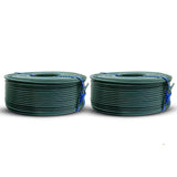 PVC Rebar Tie Wire | 16 Gauge | 3.0lb Roll | Approx. 300 ft Length | Rust-Proof PVC Coated | Excellent Strength | Flexible | Durable (Green PVC Coated, Pack of 2)