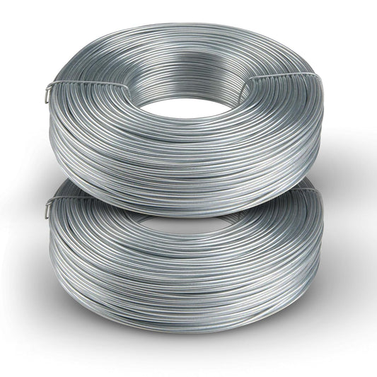 2 pack Stainless Steel Rebar Tie Wire | 16 Gauge | 3.5lb Roll | 330-340 ft Length | Reinforcement Coil | Excellent Strength | SIMBA STEEL Stainless TieWire 3.5lb - (Pack of 2)