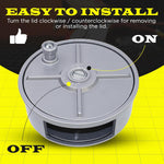 Aluminum Tie Wire Reel Coil Holder with Ergonomic Rewind Knob, Lightweight and Durable