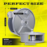 Aluminum Tie Wire Reel Coil Holder with Ergonomic Rewind Knob, Lightweight and Durable