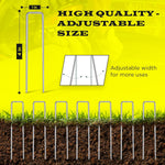 125 Pack x 4 Inch Landscape Staples Galvanised, Fabric Pins, 11 Gauge, Garden Staples, Tent Stakes, Fabric Pins for Lawn, Fence, Tent, Decoration, Weed Barrier, Outdoor. (125 x 4in)