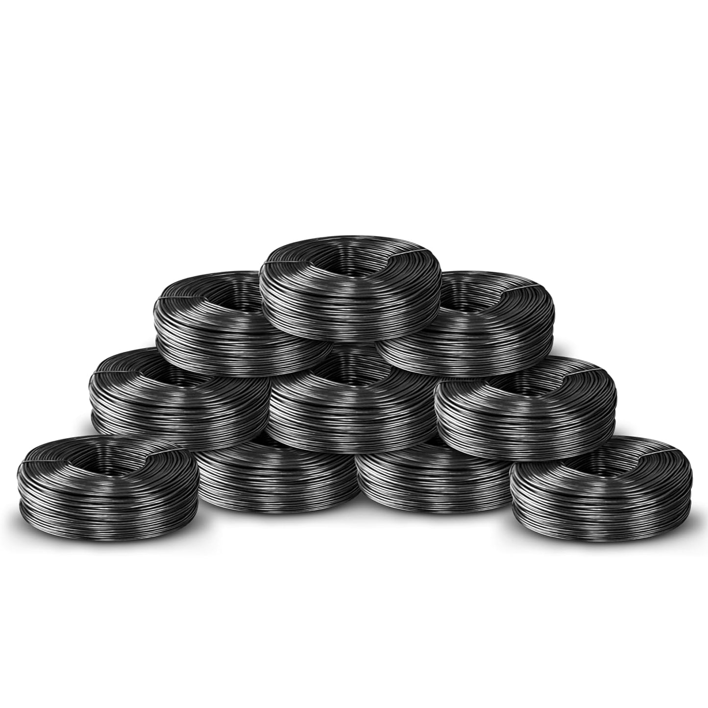 Rebar Tie Wire | 16 Gauge | Black Soft Annealed | 3.5lb Roll | 330-340 ft Length | Excellent Strength | Flexible | Durable | Black Annealed Rebar Tie Wire 1 roll