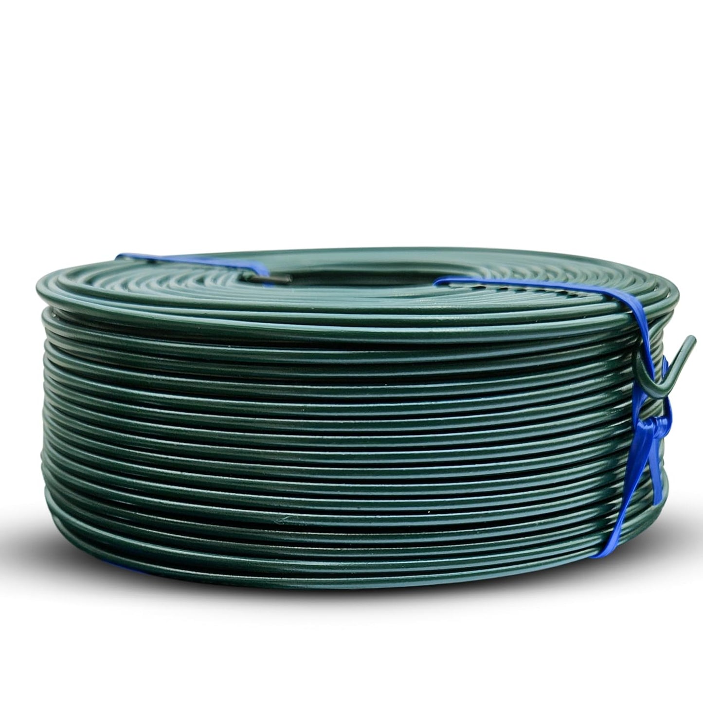 Rebar Tie Wire | 16 Gauge | 3.0lb Roll | Approx. 300 ft Length | Rust-Proof PVC Coated | Excellent Strength | Flexible | Durable (Green PVC Coated, Pack of 1)
