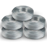 5 pack Stainless Steel Rebar Tie Wire | 16 Gauge | 3.5lb Roll | 330-340 ft Length | Reinforcement Coil | Excellent Strength | SIMBA STEEL Stainless TieWire 3.5lb - (Pack of 5)