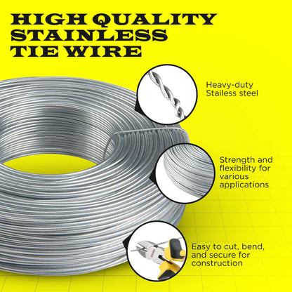 Stainless Steel Rebar Tie Wire 3.5 lb
