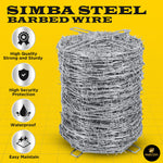 328FT - 330FT Barbed Wire 4 point, 5
