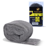 3 x 16 FT Steel Wool Big Roll, Mice Control, Keep Home Safe Gap Fill, SIMBASTEEL