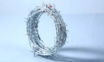 25 FT Roll Barbed Wire 16 Ga STRONG | 4-Point | 5