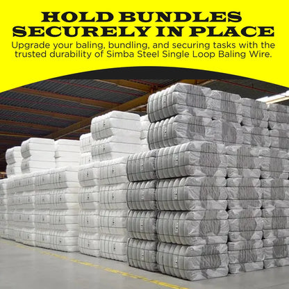 50/ 100/250 pcs Baling Wire 14GA x 14 FT Single Loop Galvanize Wire Paper, Metal