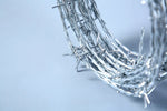 50 FT Barbed Wire Roll + Gloves 16 Ga STRONG | 4-Point | 5