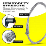 50/ 100/250 pcs Baling Wire 14GA x 14 FT Single Loop Galvanize Wire Paper, Metal