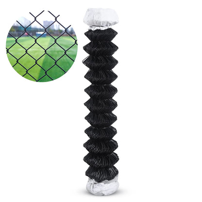 BLACK PVC Coated Galvanized Steel 4X50 ft Chain Link Fence Fabric 11.5 GA SIMBA
