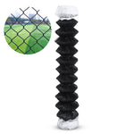 BLACK PVC Coated Galvanized Steel 4X50 ft Chain Link Fence Fabric 11.5 GA SIMBA