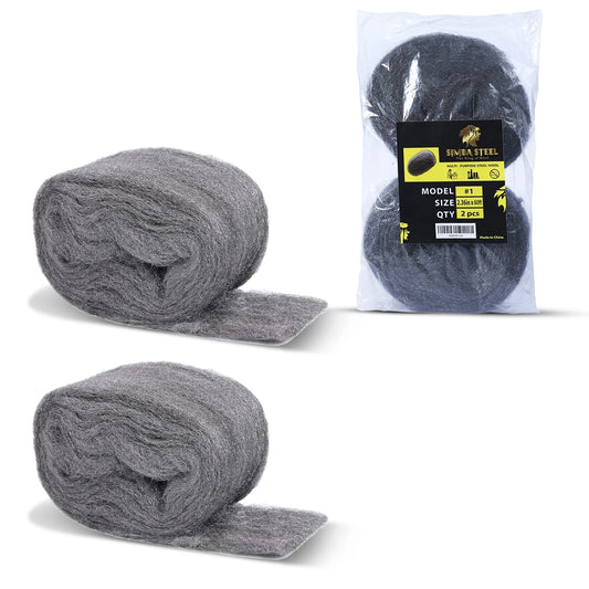 60FT Steel Wool Grade # 1 - Coarse (2 x 30FT)  Mice Control, Protect Home, Vents